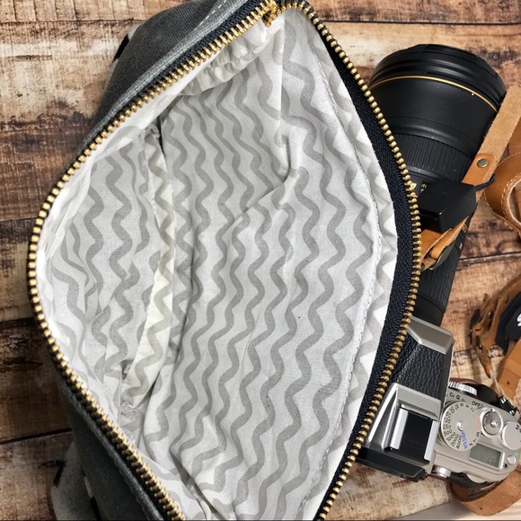 Waxed Canvas & Pendleton Wool Clutch - Picture 4 of 4